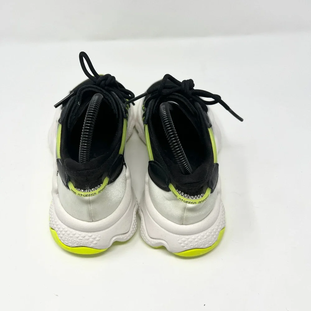 adidas Ozweego Mens Size 7 Athletic‎ Shoes Sneakers Black White Solar Yellow